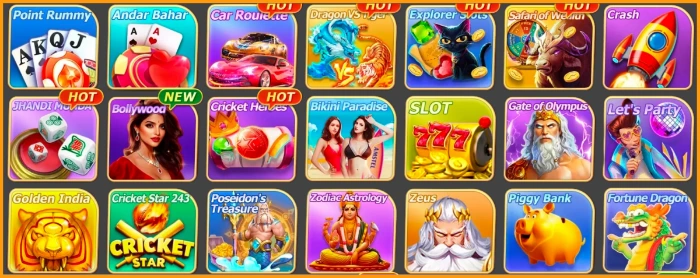 available games in teen patti master app
